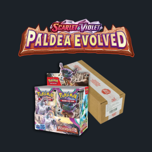 Pokemon TCG Paldea Evolved Booster Box Case of 6 Factory Sealed New