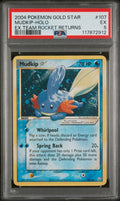 Pokemon Mudkip Gold Star 107/109 PSA 5 EX Team Rocket Returns Holo Rare 2004