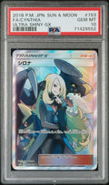 Pokemon Cynthia 153/150 PSA 10 Japanese Sun & Moon Ultra Shiny GX Full Art SR