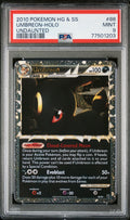 Pokemon Umbreon Prime 86/90 PSA 9 MInt HG SS Undaunted Holo Rare 2010