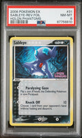 Pokemon Sableye 31/110 PSA 8 NM-MT EX Holon Phantoms Reverse Holo Stamped 2006