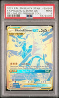 Pokemon Pikachu & Zekrom GX SM248 PSA 9 Mint Black Star Promo Gold Full Art FA