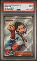 Pokemon Nemona 229/091 PSA 9 Mint Paldean Fates Full Art Trainer FA