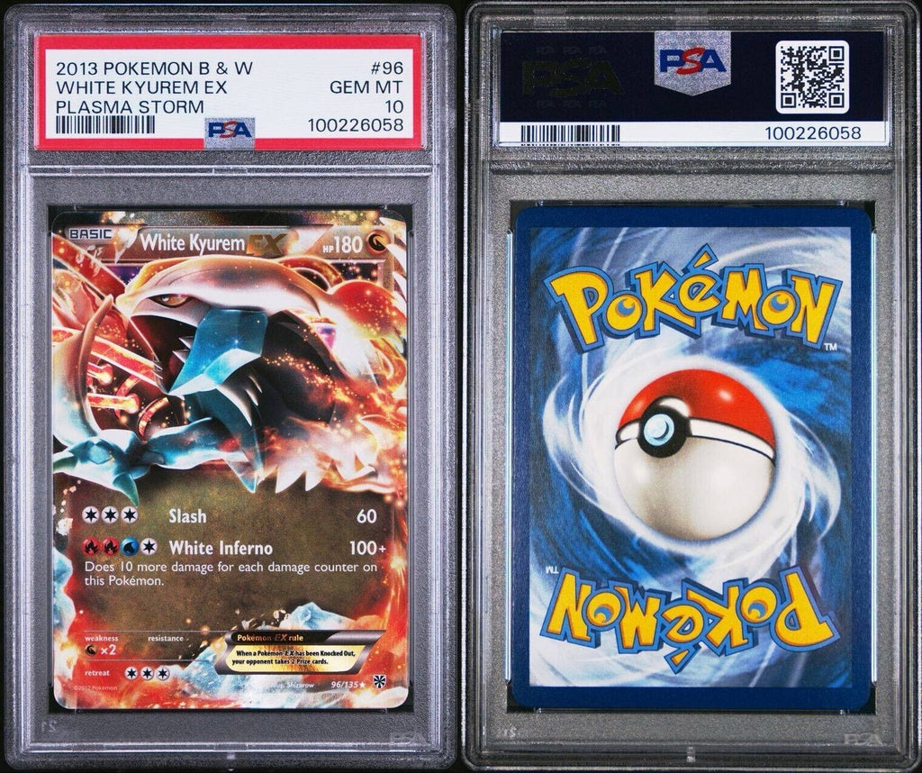 Pokemon White Kyurem EX 96/135 PSA 10 Gem Mint BW Plasma Storm Ultra Rare 2013