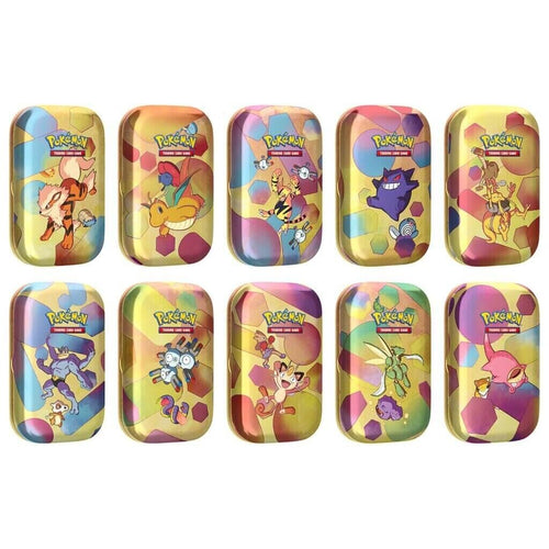 Pokemon 151 English Full Complete Set of 10 Mini Tins Factory Sealed New Express