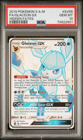 Pokemon Glaceon GX SV55/SV94 PSA 10 Gem Mint Hidden Fates Shiny Full Art FA