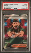 Pokemon Judge 228/091 PSA 10 Gem Mint Paldean Fates Trainer Full Art PAF EN