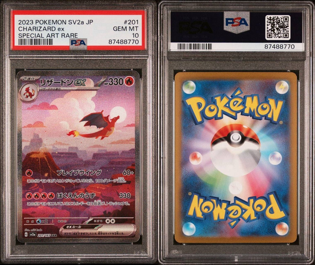 Pokemon Charizard ex 201/165 PSA 10 Gem Mint Japanese 151 Special Art Rare FA