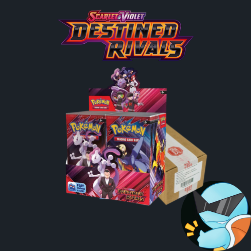 Pokemon TCG Destined Rivals Booster Box Case of 6 Factory Sealed SV10