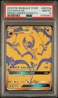 Pokemon Lunala GX SM103a PSA 10 Gem Mint Hidden Fates Black Star Promo FA Gold