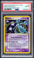 Pokemon Mewtwo Gold Star 103/110 PSA 8 NM-MT EX Holon Phantoms Holo Rare 2006