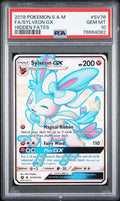 Pokemon Sylveon GX SV76/SV94 PSA 10 Gem Mint Hidden Fates Shiny Full Art FA