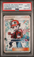 Pokemon Red's Challenge 201/173 PSA 10 Gem Japanese Tag Team GX All Stars SR FA