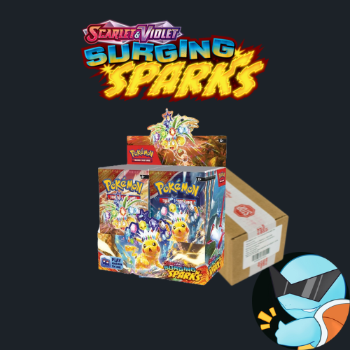 Pokemon TCG Surging Sparks Booster Box Case of 6 Factory Sealed