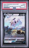 Pokemon Arceus V SWSH204 PSA 10 Gem Mint Black Star Promo Alternate Art FA
