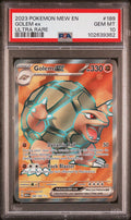 Pokemon Golem ex 189/165 PSA 10 Gem Mint 151 MEW EN Full Art Ultra Rare
