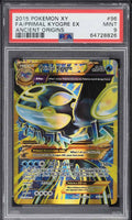 Pokemon Primal Kyogre EX 96/98 PSA 9 MInt XY Ancient Origins Mega Shiny Full Art