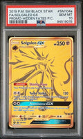 Pokemon Solgaleo SM104a PSA 10 Gem Mint Hidden Fates Black Star Promo FA Gold