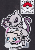 Pokemon Mewtwo & Mew B-Side Label Japanese Premium Art Sticker New