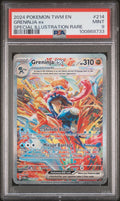Pokemon Greninja ex 214/167 PSA 9 Twilight Masquerade Special Illustration Rare
