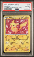 Pokemon Pikachu RC7/RC25 PSA 8 NM-MT Legendary Treasures Radiant Reverse BW