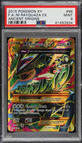 Pokemon M Rayquaza EX 98/98 PSA 9 Mint XY Ancient Origins Shiny Full Art 2015