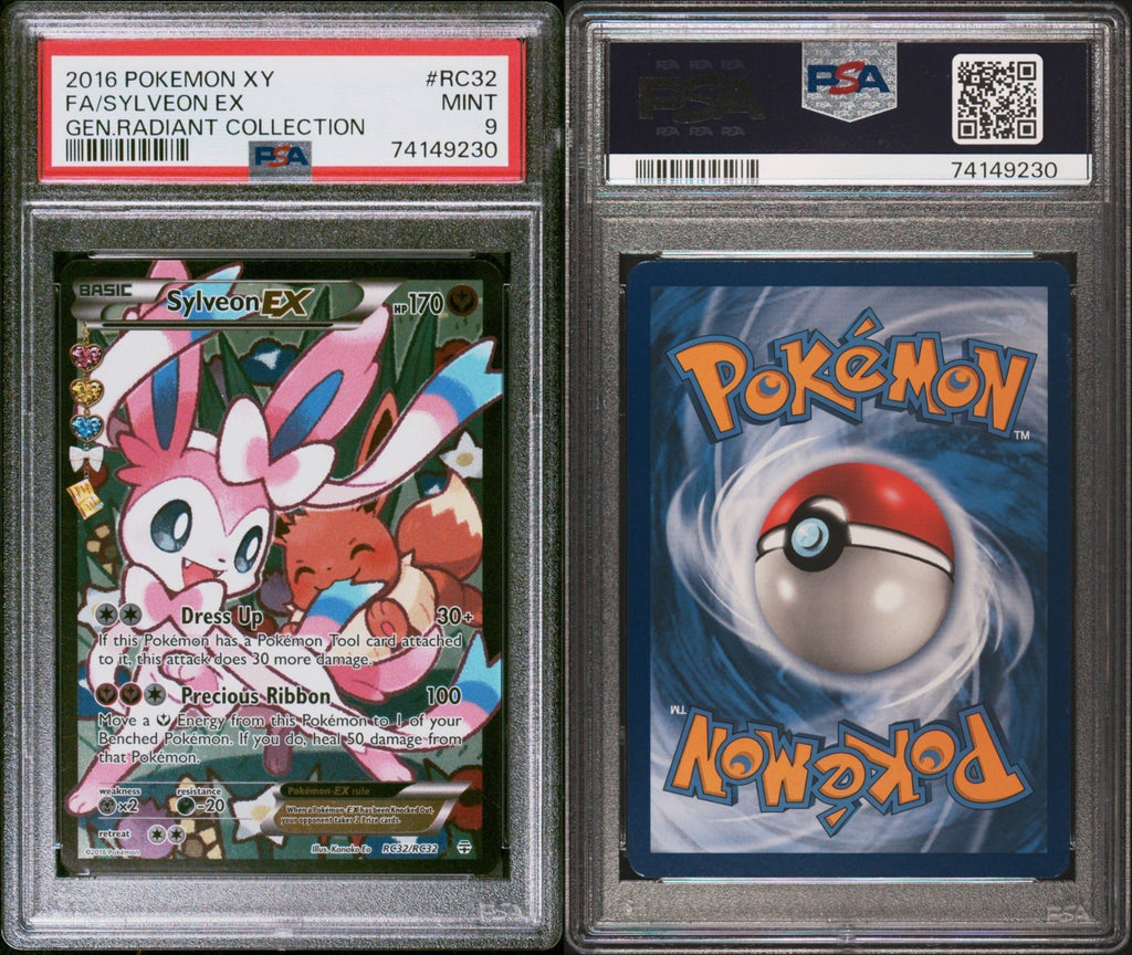 Pokemon Sylveon EX RC32/RC32 PSA 9 Mint XY Generations Radiant Collection FA