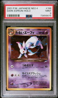 Pokemon Dark Espeon No. 196 PSA 9 Mint Japanese Neo Destiny Holo Rare 2001