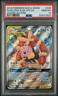 Pokemon M Lopunny & Jigglypuff 226/236 PSA 10 Sun & Moon Cosmic Eclipse Full Art
