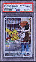 Pokemon Pikachu 054/049 PSA 10 Gem Mint Japanese Dream League SM11b CHR FA