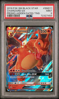 Pokemon Charizard GX SM211 PSA 9 Mint Hidden Fates Tin Black Star Promo
