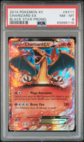Pokemon Charizard EX XY17 PSA 8 NM-MT XY Black Star Promo Holo 2014