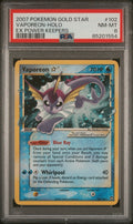 Pokemon Vaporeon Gold Star 102/108 PSA 8 NM-MT EX Power Keepers Holo Rare 2007