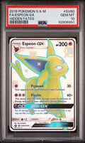 Pokemon Espeon GX SV60/SV94 PSA 10 Gem Mint Hidden Fates Shiny Full Art FA