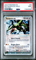Pokemon Rayquaza ex 97/97 PSA 9 Mint EX Dragon Holo Rare E Series 2003