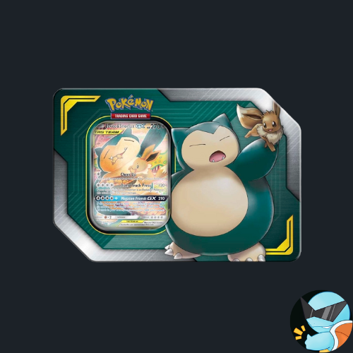 Pokemon TCG Eevee & Snorlax GX Tag Team Tin Factory Sealed New 2019