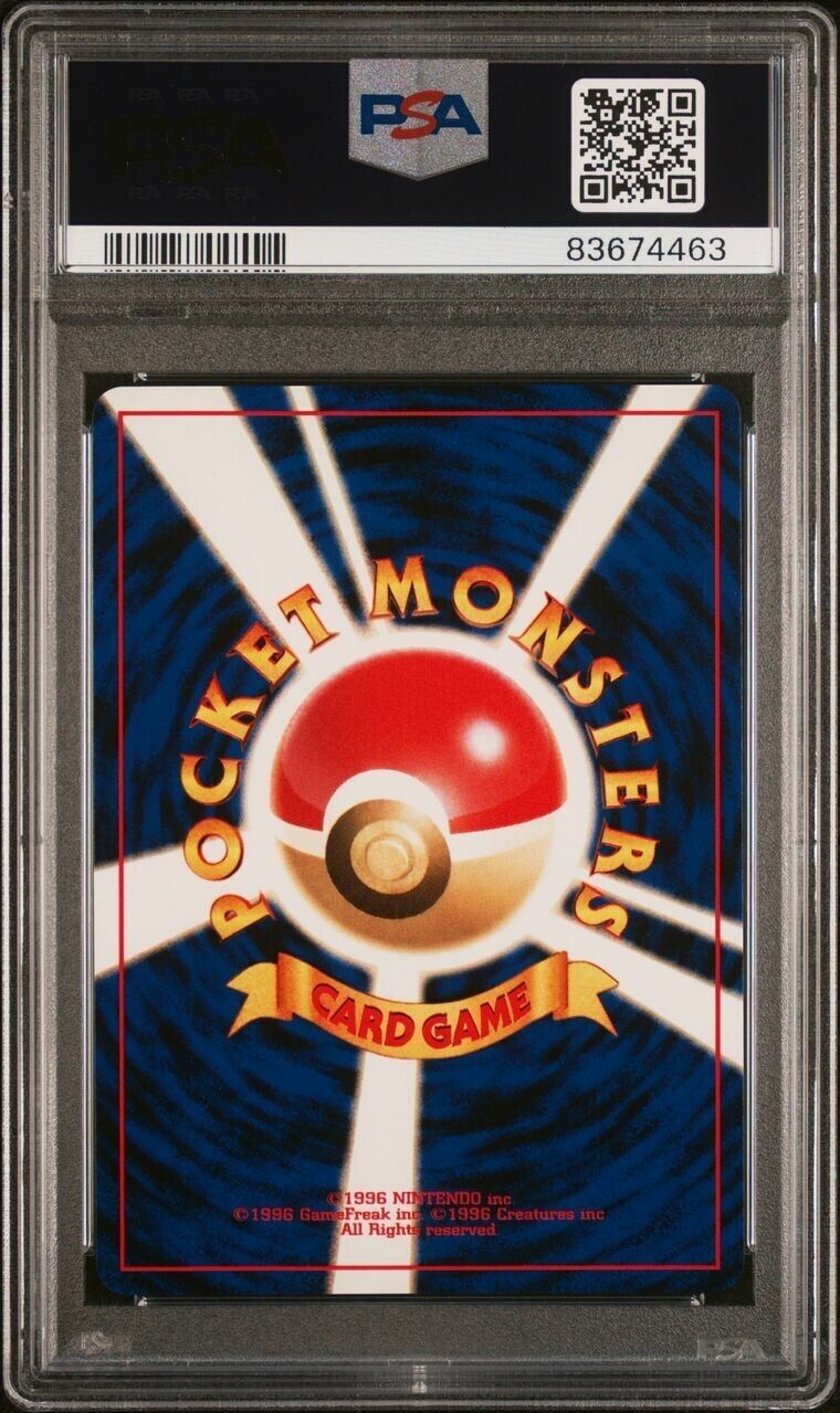 Pokemon Dark Raichu No. 26 PSA 9 Mint Japanese Neo Discovery Holo Rare Old Back