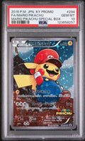 Pokemon Mario Pikachu 294/XY-P PSA 10 Gem Mint Japanese XY Special Box Promo FA