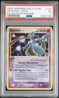 Pokemon Mewtwo Gold Star 103/110 PSA 5 EX EX Holon Phantoms Holo 2006 SWIRL