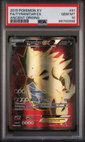Pokemon Tyranitar EX 91/98 PSA 10 Gem Mint XY Ancient Origins Full Art 2015