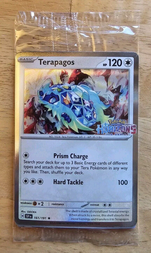 Pokemon Center Terapagos & Quaxly Sealed Promo Surging Sparks Stamped Horizons