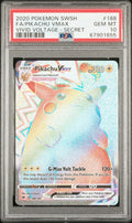 Pokemon Pikachu VMAX 188/185 PSA 10 Gem Mint SWSH Vivid Voltage Secret Rare FA