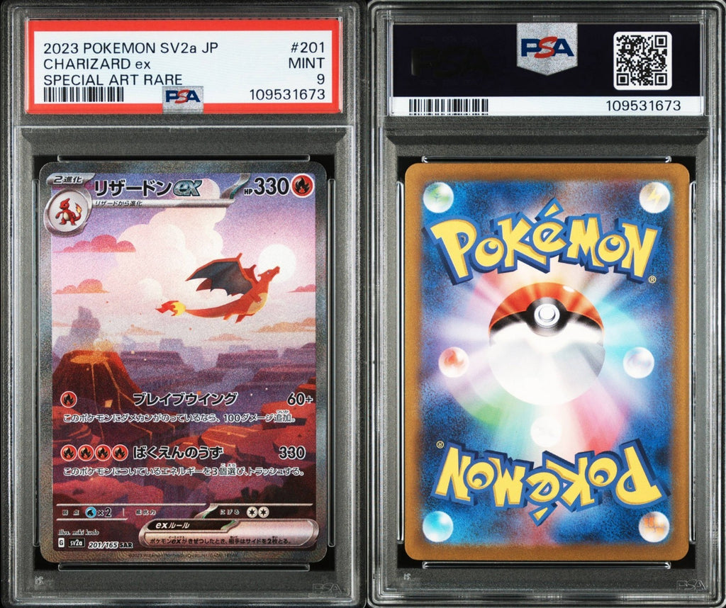 Pokemon Charizard ex 201/165 PSA 9 Mint Japanese 151 Special Art Rare FA SV2a