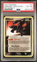 Pokemon Umbreon Gold Star 17/17 PSA 6 EX-MT Pop Series 5 2007 Grail Pop 70