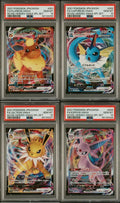 Pokemon Flareon Vaporeon Jolteon Espeon PSA 10 Japanese Eevee Heroes Set of 4