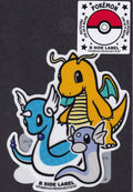 Pokemon Dragonite Evolutions B-Side Label Japanese Premium Art Sticker New