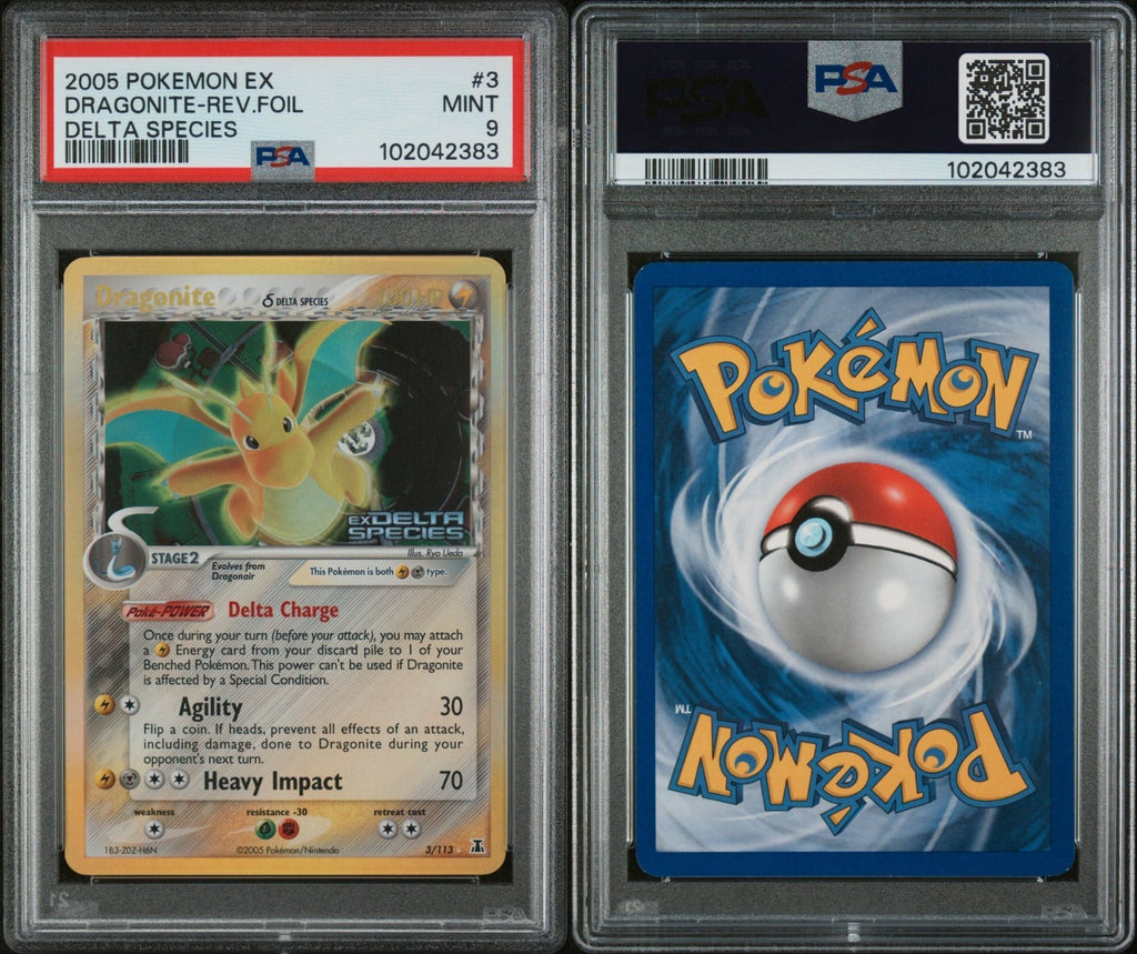 Pokemon Dragonite 3/113 PSA 9 Mint EX Delta Species Reverse Foil 2003