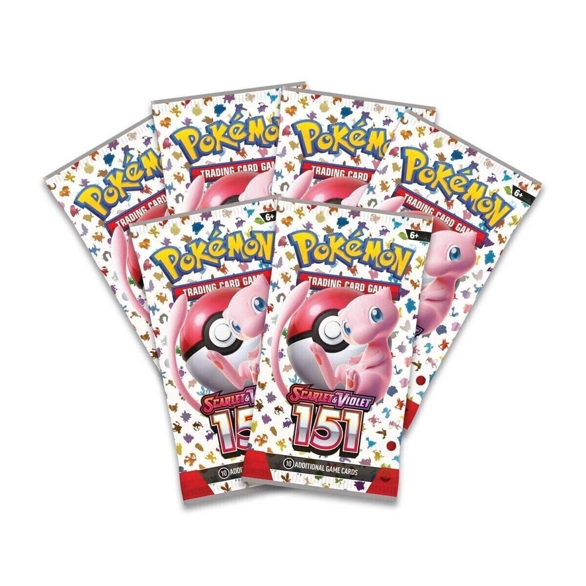 Pokemon 151 English Mega Bundle of 100 Loose Packs Factory Sealed New Express