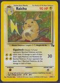 Pokemon Raichu 14/62 1999 Fossil Holo Rare WOTC Vintage NM