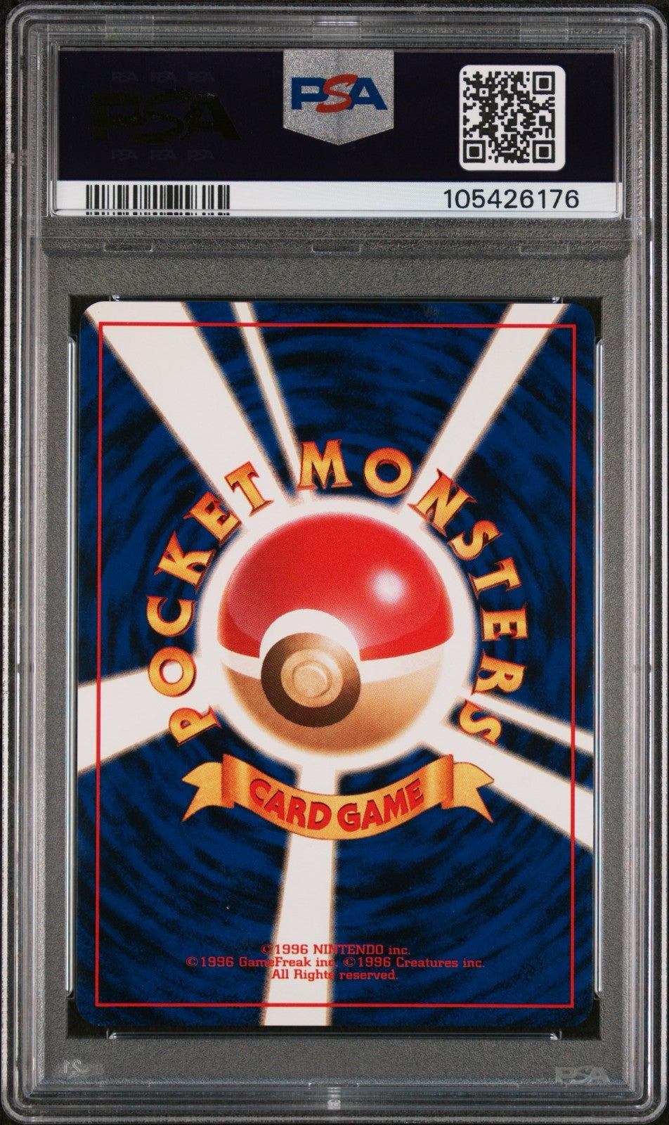 Pokemon Giovanni's Persian No. 053 PSA 9 Mint Japanese Gym Holo Rare 1999 SWIRL